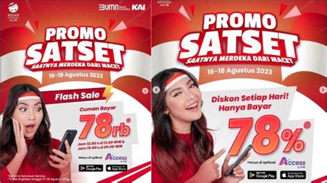 Promo KAI Diskon Tiket Kereta Api 78 Persen Dan Tarif 78 Ribu Spesial