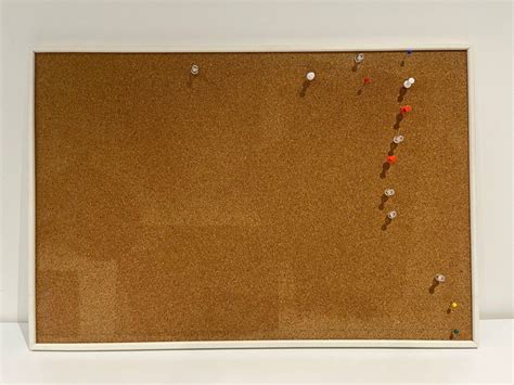 Cork Board With Thumbtacks Hobbies And Toys Stationery And Craft