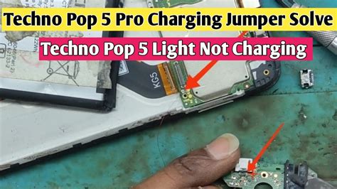 Techno Pop 5 Pro Charging Jumper Solution Techno Pop 5 Pro Not