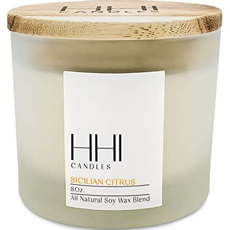 Amazon Lulu Candles Lemon Vanilla Bean Luxury Scented Soy