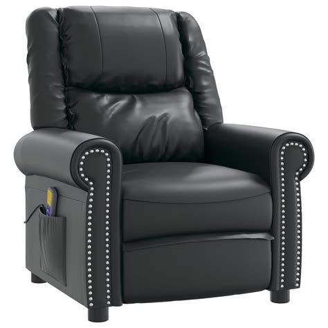 Tip Fauteuils électriques Fauteuil De Massage Inclinable Noir