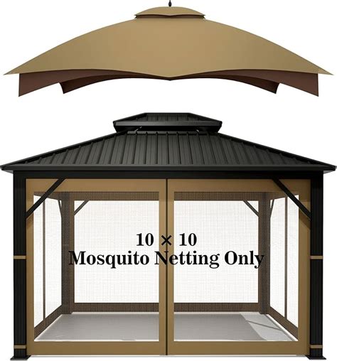 Amazon Hugline Outdoor Replacement Canopy Top Double Tier Gazebo