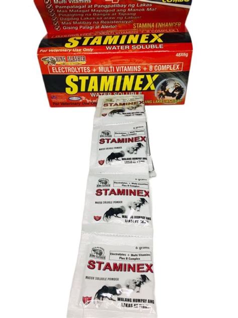 Cl Reyes Agrivet 4 Sachets 6g King Slasher Staminex