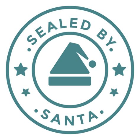 Santa Stamp Png