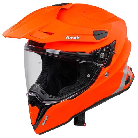 Airoh Commander Adventure Helmet Orange Fluo Matt T Bikes