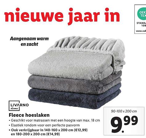 Livarno Home Fleece Hoeslaken Aanbieding Bij Lidl 1Folders Nl