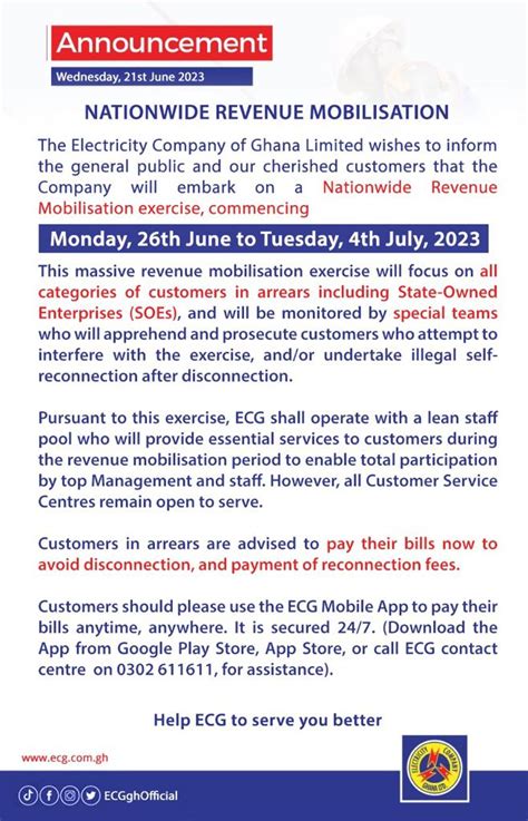 ecg begins nationwide revenue mobilisation adomonlinecom