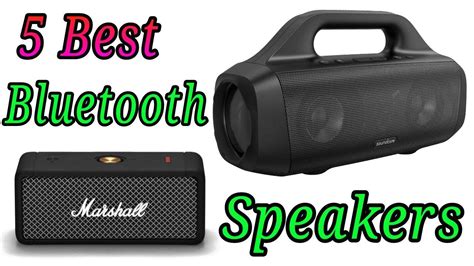 5 Best Bluetooth Speakers 2022 Youtube