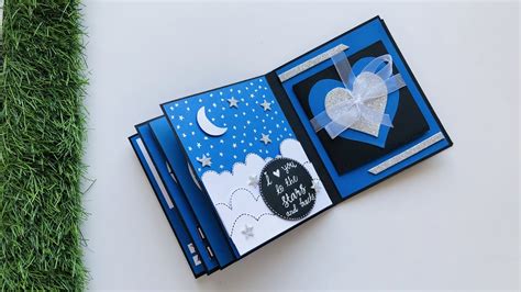 Scrapbook for Boyfriend/Handmade Scrapbook for Valentines Day @ArtCraftByTulsi - YouTube