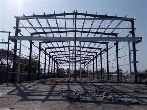 Mild Steel Prefabricated Factory Roofing Structure At Best Price In