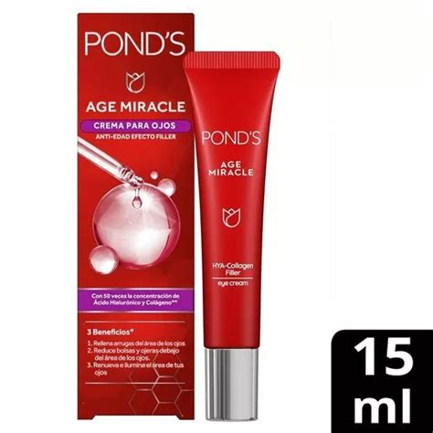 Crema Ponds Age Miracle Contorno De Ojos X 15ml MercadoLibre