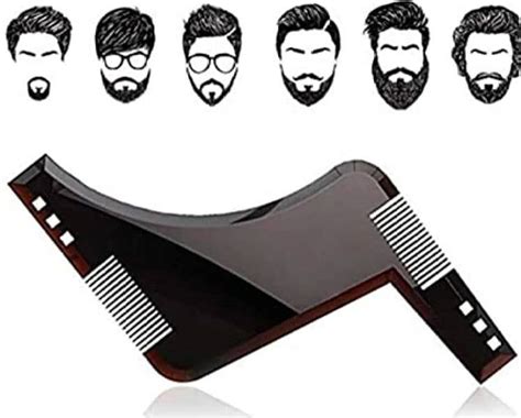 Double Side Beard Shaper Plus Comb For Line Up And Men Beard Hair