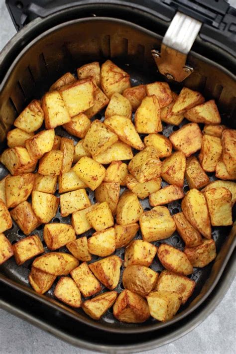 Air Fryer Potato Cubes Cubed Potatoes Air Fryer Vibes