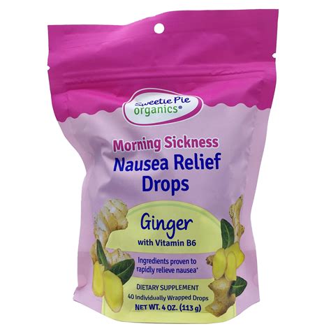 Sweetie Pie Organics Morning Sickness Nausea Relief Drops - Ginger ...