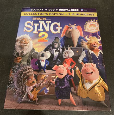 Sing 2 Blu Ray Collectors Edition New 191329152836 Ebay