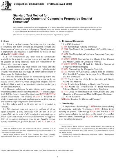 Astm C C M Standard Test Method For Constituent Content