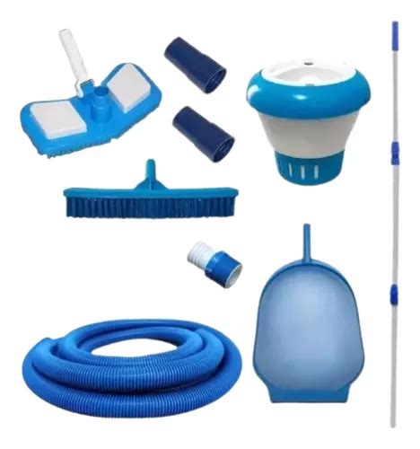 Kit Limpeza De Piscina Cabo 3m Mangueira 3m Clorador MercadoLivre