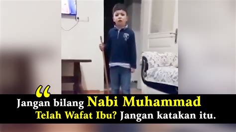 Bocah Di Turki Ini Menangis Sejadi Jadinya Karena Baru Mengetahui Nabi