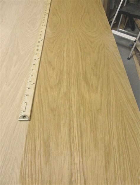 White Oak Wood Veneer Sheet X With Paper Etsy