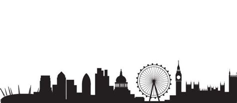 London Skyline Outline - Skyline London Outline Vector City England Modern | Bodaswasuas