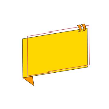 Texto Explicativo De Banner Amarelo T Tulo Fita Simples Geom Trica Png