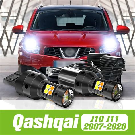 Pcs For Nissan Qashqai J J Dual Mode Led Turn Signal