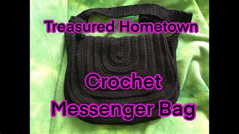 Crochet Messenger Bag With Liner Youtube