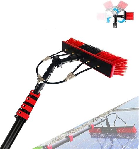 Cleaning Washing Brush Water Fed Pole Kit W Water Fed Telescopic Brush