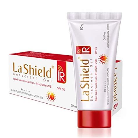 La Shield Ir Spf Pa Mineral Sunscreen Gel Uva Uvb Infrared