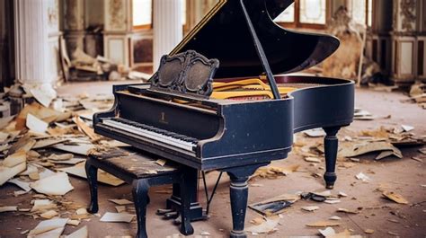 Premium Ai Image A Grand Piano Sits In A Room With The Words Grand