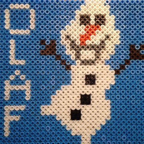 Olaf Frozen Hama Beads By Hwelmholdt Perler Bead Disney Hama Beads