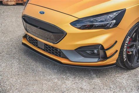 Maxton Racing Front Splitter Ford Focus Mk4 St Mk4 St Line 2019 Scc Performance