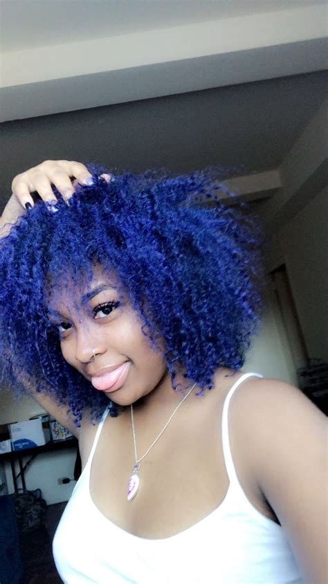 Royal Blue Natural Hair Follow Xclusivejay For Pins Thatll Change