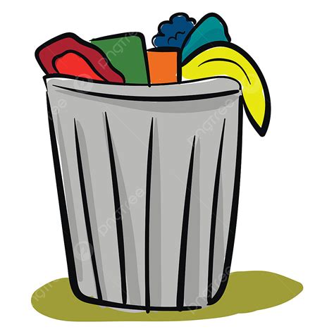 Garbage Bin Clipart Transparent Png Hd A Garbage Bin Vector Or Color