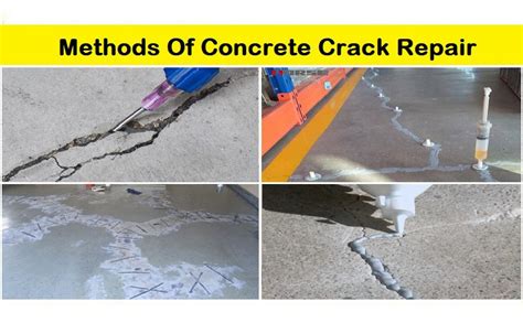 Concrete Crack Repair Methods How To Repair And Fix Concrete Cracks