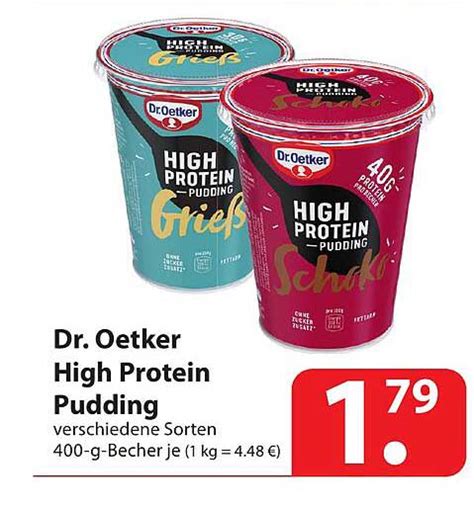 Dr Oetker High Protein Pudding Angebot Bei Famila