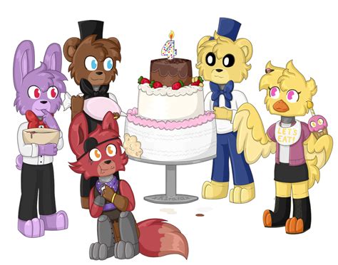 Happy Birthday Fnaf By Xk1rarax On Deviantart