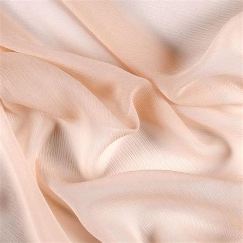 Crinkled Silk Chiffon Bellini Premium Collection Silk Chiffon