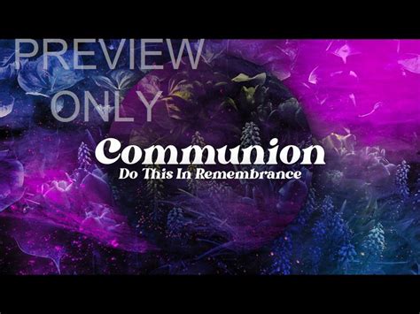 Vibrant Mothers Day Communion Still Centerline New Media