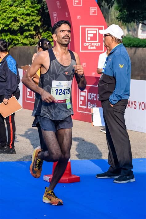 New Delhi India October Vedanta Delhi Half Marathon Race