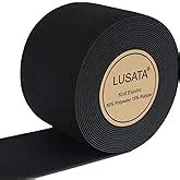 Amazon Lusata Inch Wide Black Knit Elastic Spool Heavy Stretch