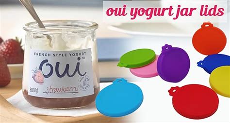 For Oui Yogurt Jar Lids 8 Pack Silicone For Oui Lids
