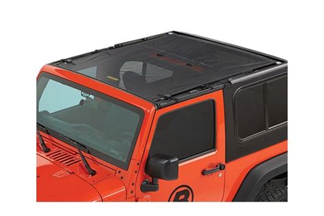 Jeep JK 2dr Bestop Sun Bikini Top Safari Style Mesh Jeep Rubicon 2007 2018 52402 11