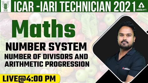 Icar Iari Technician Recruitment Maths Number System