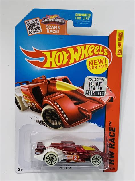 Hot Wheels 2015 Factory Set 170 Epic Fast Red