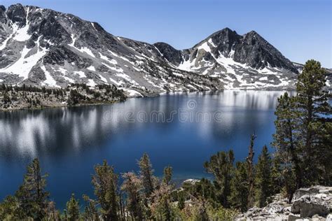 Duck Lake California Sierra Nevada Mountains Stock Image Image Of