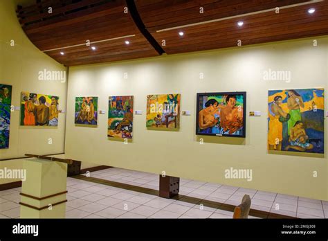 French Polynesia Hiva Oa The Paul Gauguin Cultural Center Museum