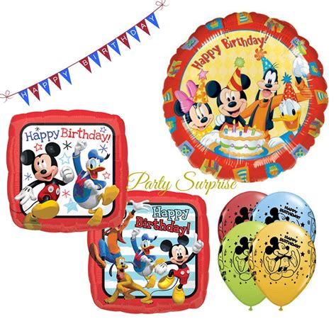 Mickey Mouse Balloon Package Mickey Mouse Birthday Balloons - Etsy ...