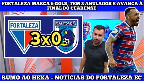 GLOBO ESPORTE CE 18 03 FORTALEZA MARCA 5 GOLS TEM 2 ANULADOS E AVANÇA