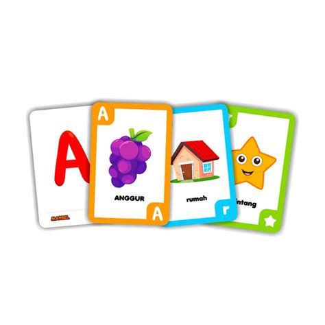 Promo Marbel Flashcard Huruf Abc Mainan Kartu Diskon 22 Di Seller